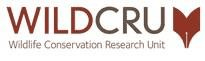 WILDCRU(Wildlife Conservation Research Unit)